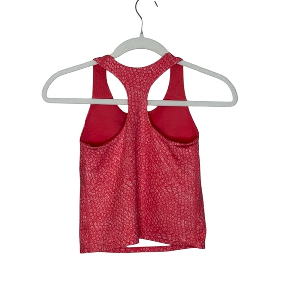 Nike Swoosh Dri-FIT Sleeveless Muscle Athletic Wear Tank Top Bright Red Shirt M - Picture 3 of 5